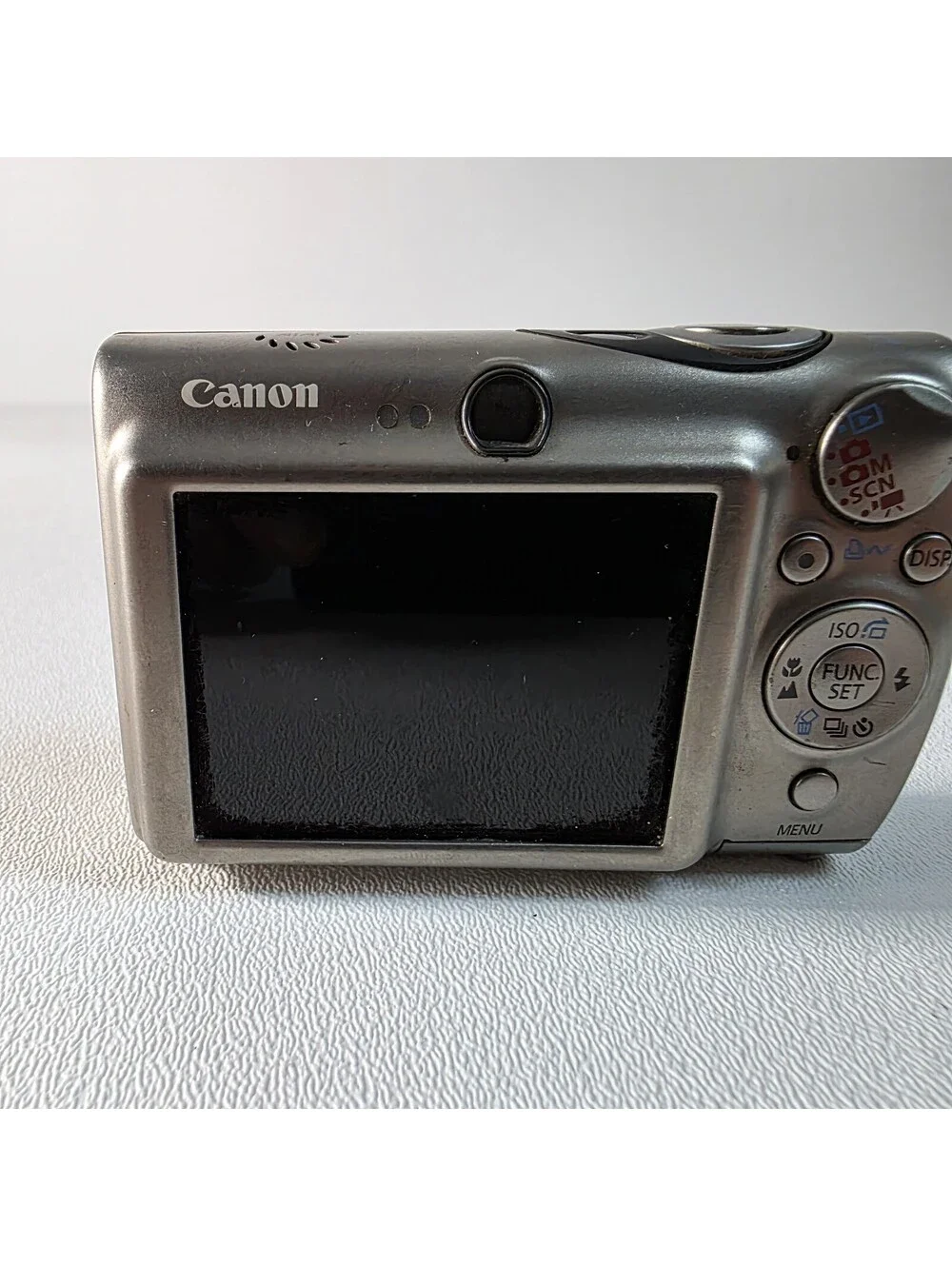 Canon PowerShot ELPH SD900 10.0MP Titanium Digital Camera Gray Tested Working